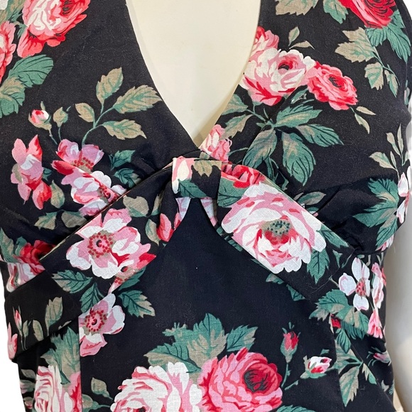 Vintage Retro-style 50’s Fit & Flare Floral Dress - Picture 3 of 15